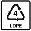 نماد پلی اتلین با چگالی کم / LDPE