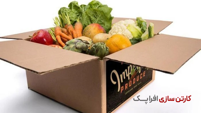 کارتن میوه و صیفی جات